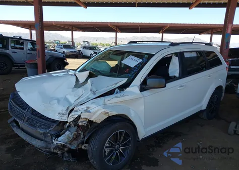 2018 Dodge Journey Se from USA, damaged, VIN 3C4PDCAB8JT347598